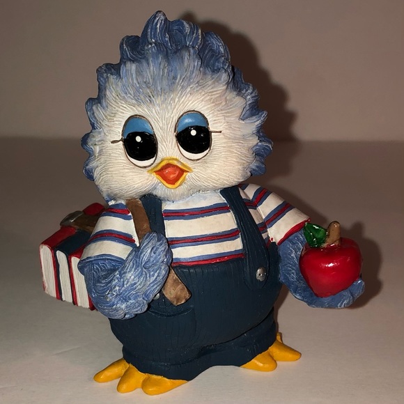 Vintage Collectible Inspirational Sonshine Promises Bluebird Student Figurine - Picture 1 of 7